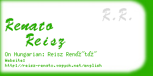 renato reisz business card